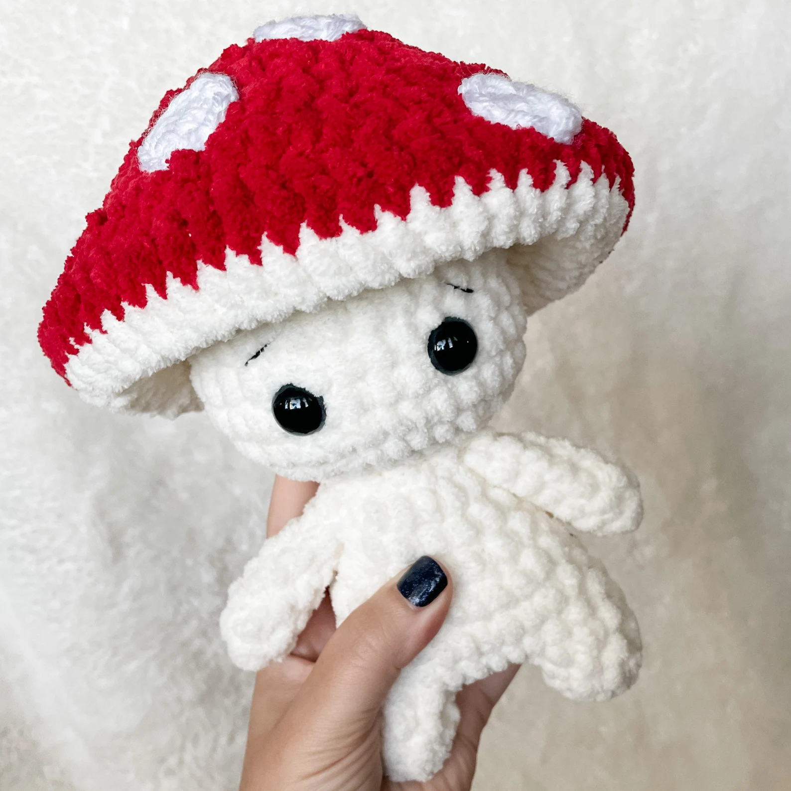 Crochet Doll Mushroom Plushie Amigurumi Pattern